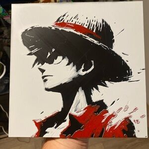 3D printed picture of Luffy. Great game room decor. Perfect decor forany room